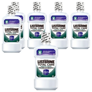 LISTERINE 李施德霖 全效護理亮白漱口水  750ml  6瓶