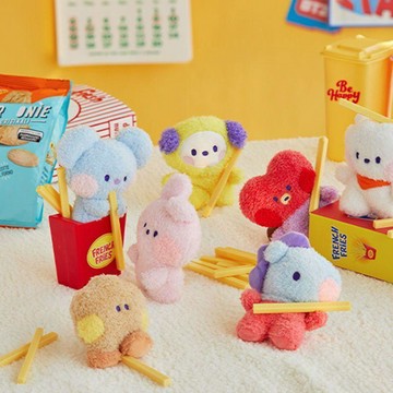 ✨臺灣出貨✨韓國BT21 minini 防彈少年團 BTS 毛絨書包掛件 可愛 BTS 動漫周邊 玩偶