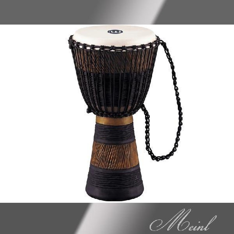 Meinl マイネル Original African Style Rope Tuned Wood Djembe 10