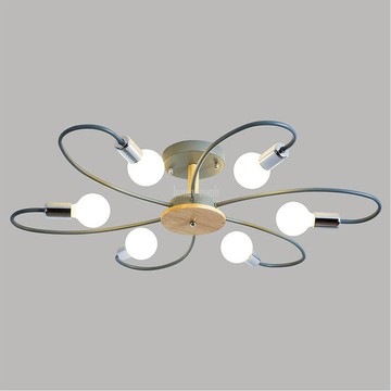 北歐風半吸頂六燈(BL51034)