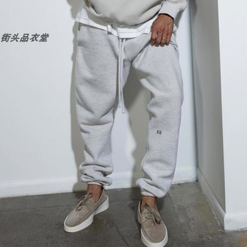 FOG高街ESSENTIALS加厚加絨衛褲束腳純棉美式男女運動休閑長褲潮