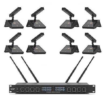 XTUGA YT8 UHF Channel Desktop Gooseneck Microphone System