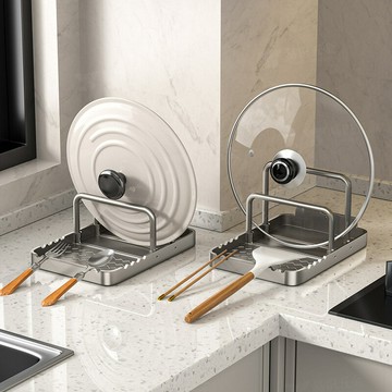 源頭工廠廚房白色多功能置物架 刀架 壁掛免打孔菜刀架刀具收納架