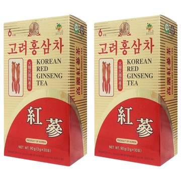 GINSENG 金蔘 6年根韓國高麗紅蔘茶 Set 30包  3g  2盒