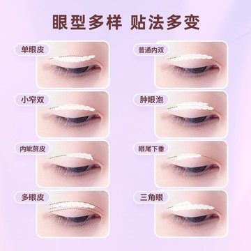 🔥台灣熱銷🔥【素之然】双眼皮贴 隐形无痕 蕾丝肿眼泡专用 女 正品自然 美目 橄榄 眼皮贴