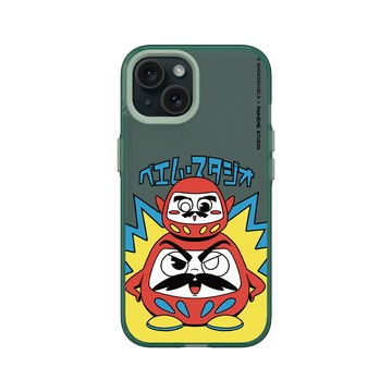 iPhone 15 Clear 憂墨綠 - Paiheme Studio - Daruma Family