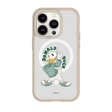 【正版授權】Disney Life-唐老鴨款極光霧透MagSafe iPhone手機殼