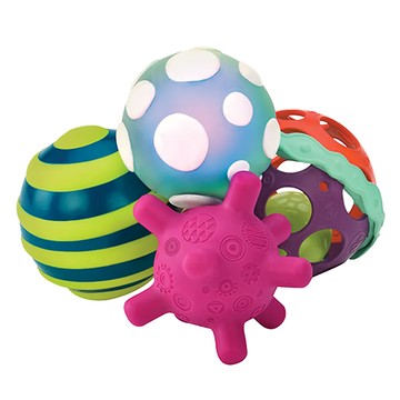 B.toys 星奇四觸覺感統球  1組