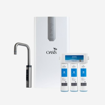 【美國OASIS】櫥下節能兩溫UVC飲水機(配置高效三道軟水抑菌淨水器)