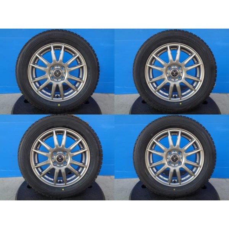 グレイス 冬タイヤ 4本 新品 ダンロップ WM03 185/60R15 84Q + 中古