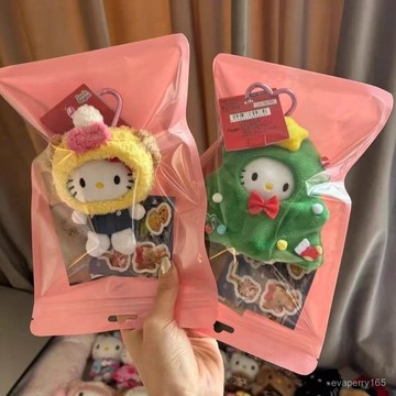 🍀臺灣出貨🍀掛件聖誕可愛毛絨禮物包包掛飾鑰匙扣毛絨公仔玩偶kt禮物