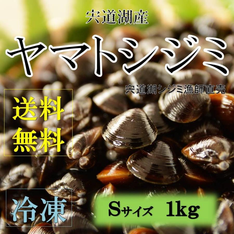 シジミ 宍道湖産 Ｓサイズ １ｋｇ 送料無料 冷凍 砂抜き済み