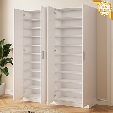 【大容量收納】鞋櫃 玄關櫃 門廳櫃 鞋架 收納櫃 多層儲物 簡約現代設計 實木環保板材 可定製尺寸 家用門口陽臺