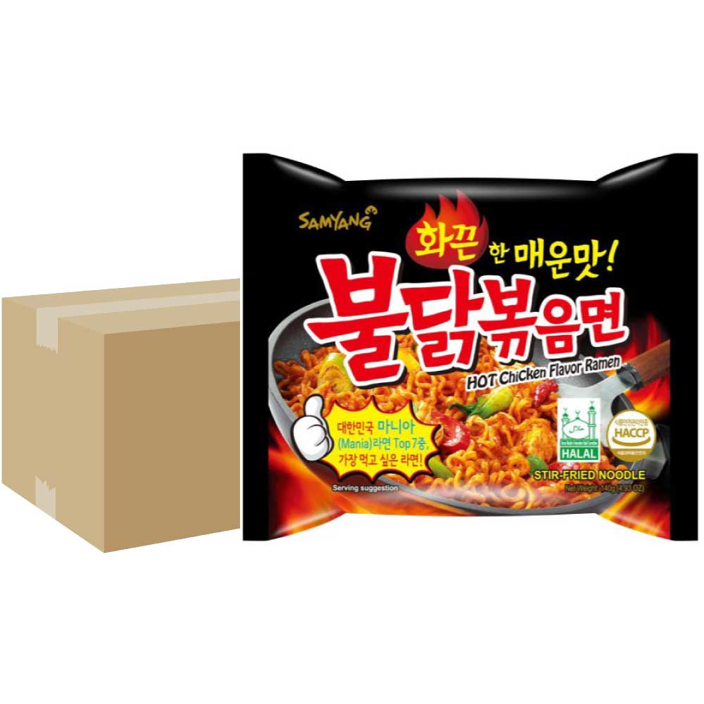 ブルダック炒め麺　ぶるだっく ブルダック ブルタック 火鳥 韓国食品 輸入食品 少女時代 韓国食材 韓国料理 韓国お土産 韓国ラーメン 非常食 防災用 防災グッズ 乾麺 イ