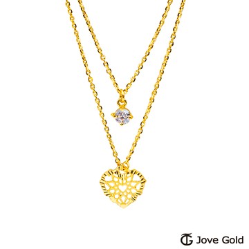 【JoveGold漾金飾】 關愛黃金項鍊