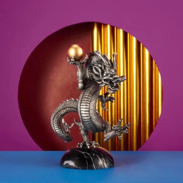 【預購】RS皇家雪蘭莪 小青龍 錫合金典藏雕像