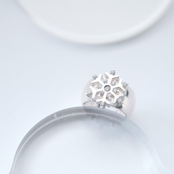 Bold 雪花 耳骨夾 925銀