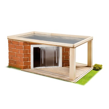 德國 teifoc - DIY益智磚塊建築玩具  北歐石砌花園洋房