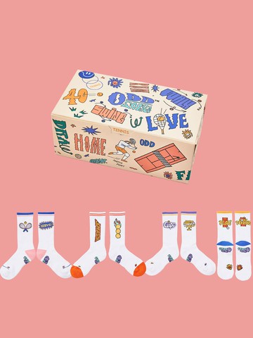 TENNIS 2ND 4-Pack Socks