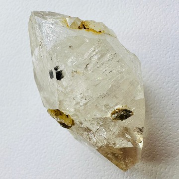 巴基斯坦黃泥骸骨水晶 紫1 原石原礦水晶 礦標晶礦晶簇 彩虹