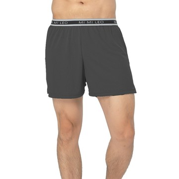MI MI LEO 男款 台灣製彈力織帶竹炭內褲6件組  竹炭黑  2XL