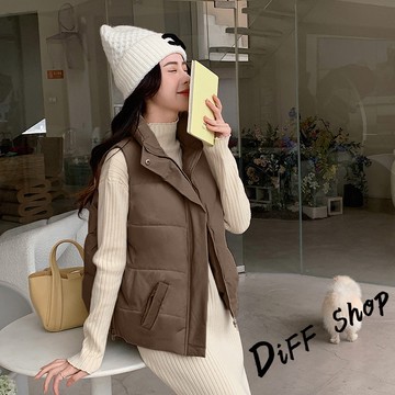 韓版立領無袖背心外套【J264】