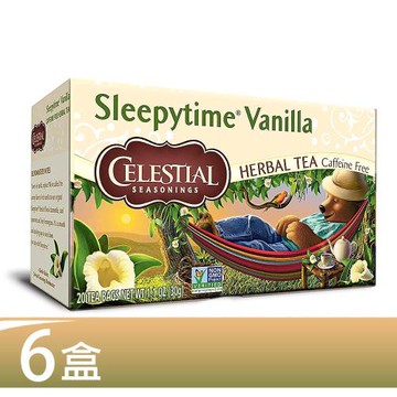 【Celestial 詩尚草本】美國進口 香草睡前茶6盒優惠組(20環保包 x 6)