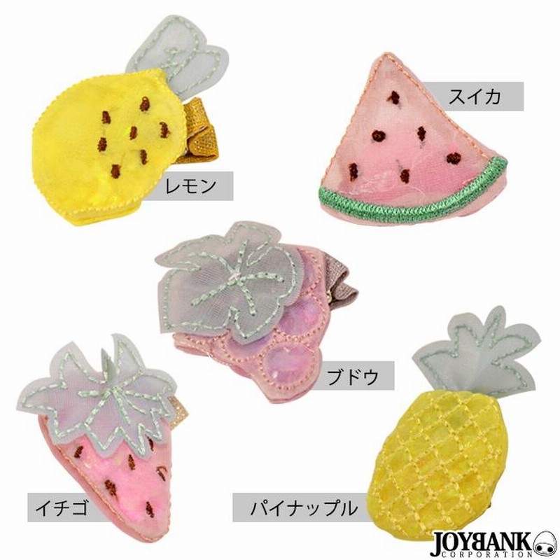 ꫛꫀꪝ【いちごケーキトリプル】ベビーヘアクリップ キッズヘア