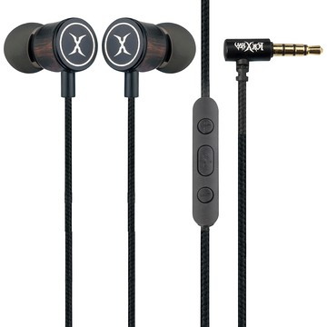 FOXXRAY 狐鐳 麗芙響狐電競耳機麥克風 10mm 釹鐵硼耳機單體 鋁合金黑檀木 線控帶麥 附贈高質感硬殼包  FXR-BAC-51  1盒  黑色