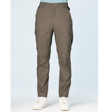 【WILDLAND荒野】男彈性CORDURA四季款機能褲灰濛綠