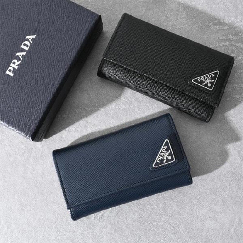 PRADA プラダ SAFFIANO キーケース サフィアーノ トライアングル