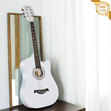 【新手入門首選】民謠吉他 木吉他 初學者吉他 練習吉他 學生吉他 38寸41寸可選 雲杉木面板 原木色 附贈配件禮包 男女通用