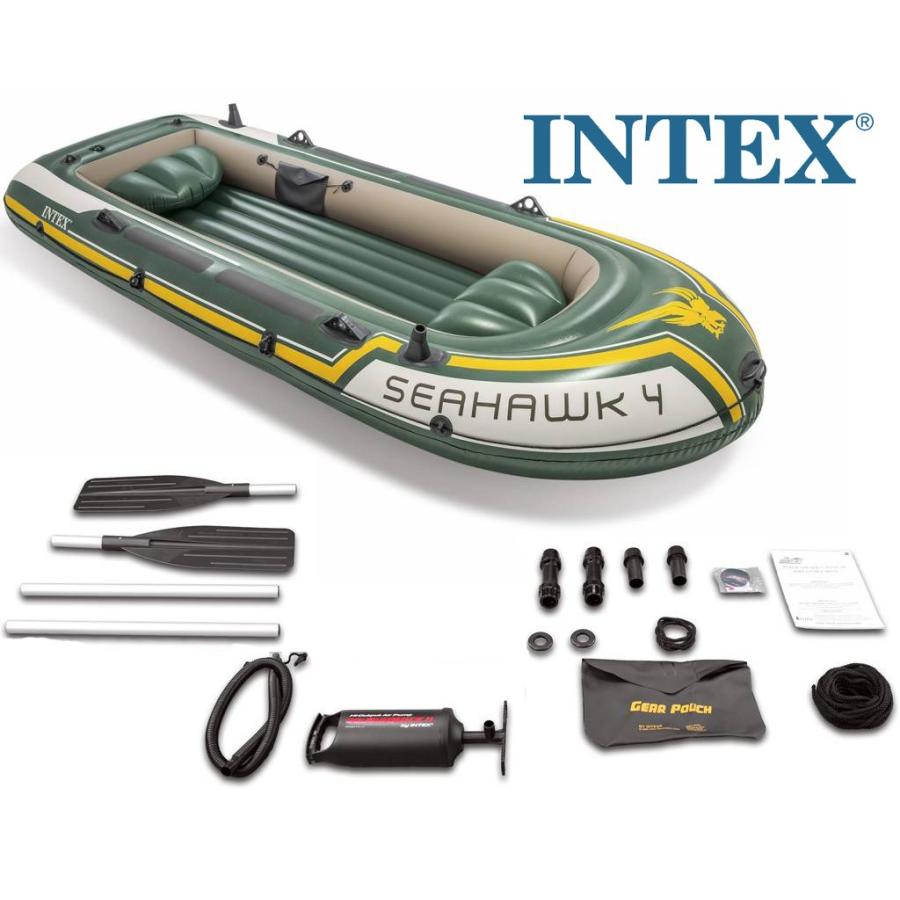 intex INTEX社製 シーホーク4 4人乗り ゴムボート SEAHAWK4