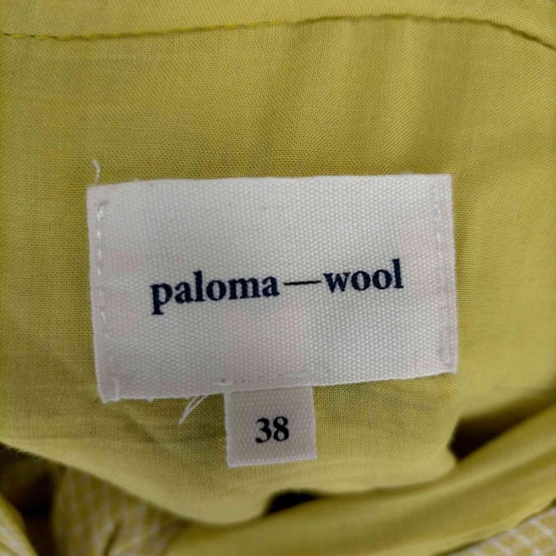 paloma-wool(パロマウール) 18SS 格子柄ノースリーブブラウス ラップ