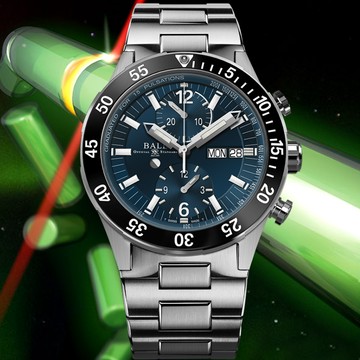 BALL 波爾錶 Roadmaster Rescue Chronograph 即刻救援 計時機械腕錶-DC3030C-S-BE/限量