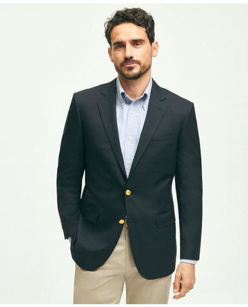 Brooks Brothers Men's Traditional Fit Wool 1818 Blazer | Navy | Size 54 Regular