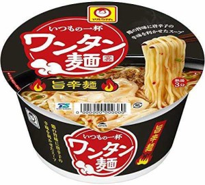 マルちゃん いつもの一杯 ワンタン麺 旨辛麺 79g ×12個