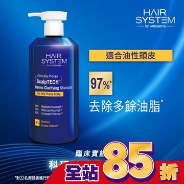 Hair System 淨化控油洗髮露(油性頭皮適用)500ml