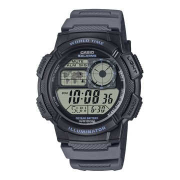 CASIO 世界地圖電子錶/AE-1000W-8A
