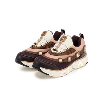 FILA KIDS 中童可愛造型運動鞋-褐 2-C647Z-200