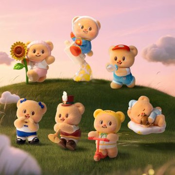 黃油小熊 小小心願系列盲盒(6入盒裝)