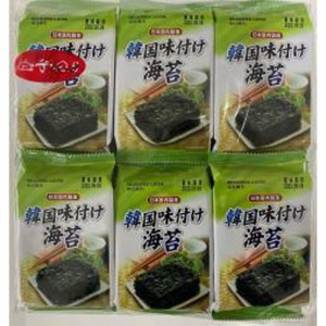 白子 韓国味付けのり １２Ｐ   ×12