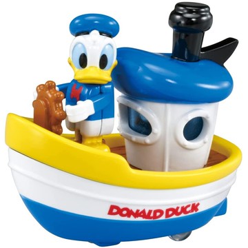 真愛日本 唐老鴨 蒸汽船 日版 TOMY車 RD04 騎乘系列小車 唐老鴨小車 TAKARA TOMY TOMICA