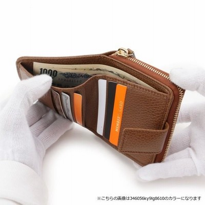 グッチ GUCCI 財布 二つ折り カーキ ピンク GGキャンバス レザー