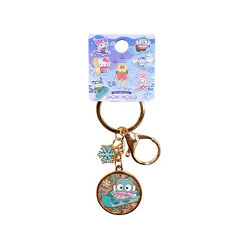 日本 Sanrio 三麗鷗 雪世界限定鑰匙圈-漢頓 1st (JN1382)