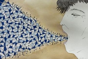 畫作：無法傳達的聲音