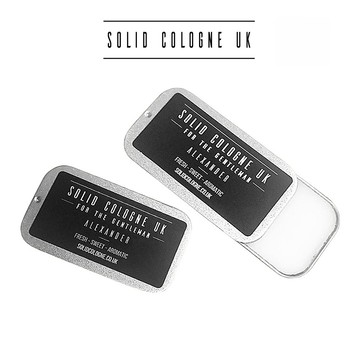 英國 Solid Cologne UK 固態古龍水（亞歷山大）固體香膏 香水體香膏 男性男士男生隨身香氛香水膏香氛膏 男