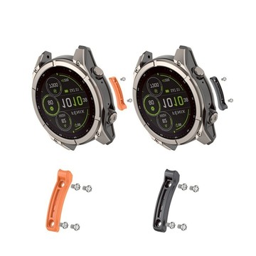 【手錶防撞條】適用 Garmin Fenix 8/8 Pro SOLAR AMOLED 47MM 金屬 手錶防撞配件