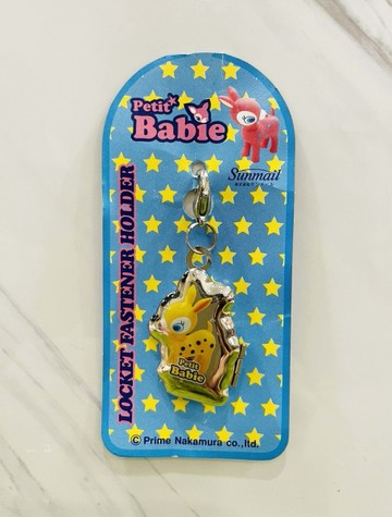 【震撼精品百貨】Petit Babie_斑比鹿~日本 斑比鹿拉鍊扣 拉扣-黃*46341