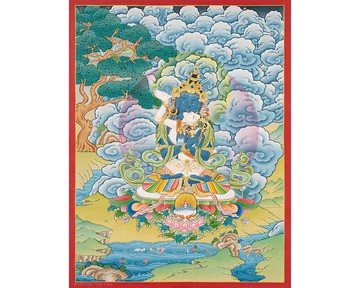 神聖的金剛持畫像  引導神聖力量與智慧